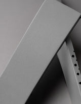 Gray FKM rubber watch strap