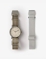 MUS-01 KHAKI P 40MM + GRAY PARACHUTE STRAP SET