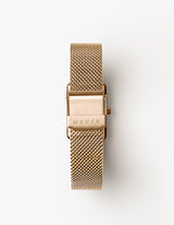Gold square watches for women