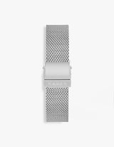 Silver mesh watch band