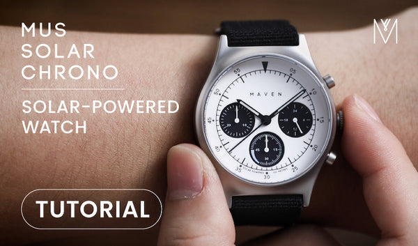 Watch 101 | How to use MUS SOLAR CHRONO Watch