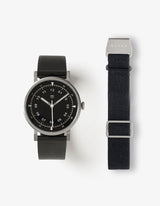 MUS-03 BLACK 40MM + BLACK PARACHUTE STRAP SET