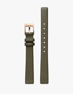 Symmetria Series - Olive Leather Watch Strap