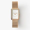 Gold square watches for women