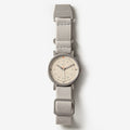 Gray minimalist womens watch